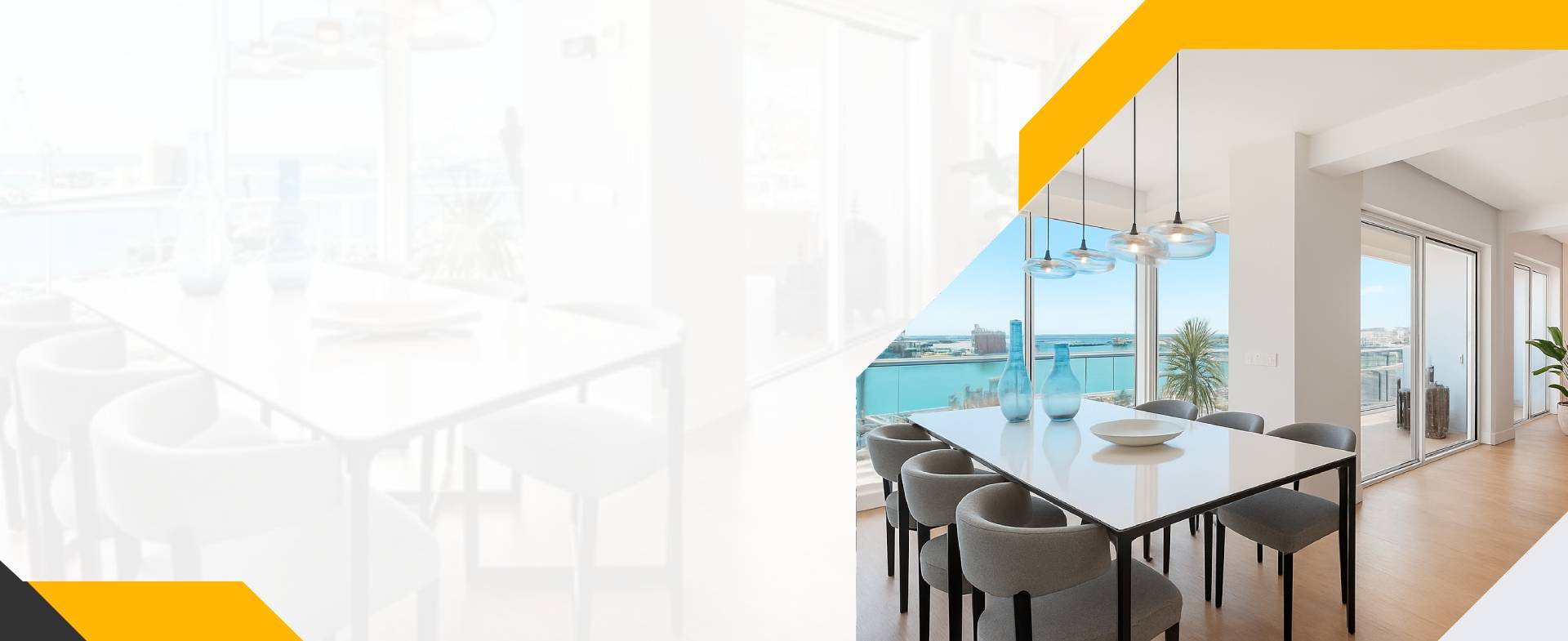 Fully renovated modern and bright living and dining room in a home in south Gran Canaria, near Maspalomas, Playa del Inglés, Puerto Rico and Mogán.